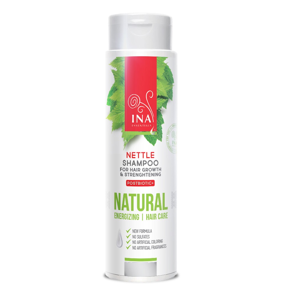 Ina Essentials Nettle naturalny szampon pokrzywowy przeciw wypadaniu włosów, 200 ml