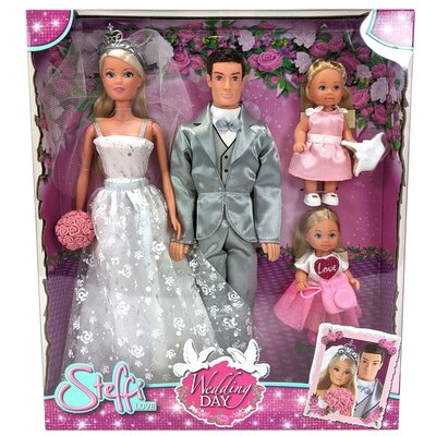 Lalka SIMBA Steffi Love Steffi i Kevin w dniu ślubu 105733547