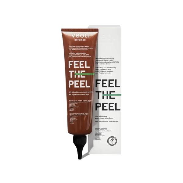Veoli Botanica Feel The Peel złuszczająco-nawilżający peeling do skóry głowy, 150 ml