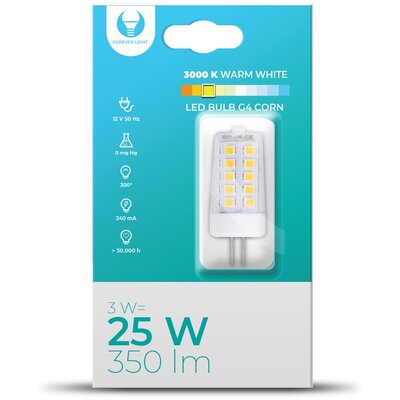 Żarówka LED FOREVER LIGHT RTV003665 3W G4