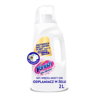 Odplamiacz do prania VANISH Oxi Action Biały 2000 ml