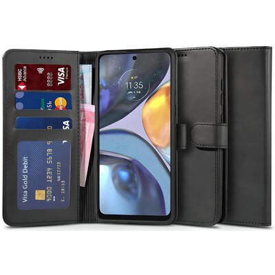 Etui TECH-PROTECT AirWallet do Motorola Moto G22 Czarny