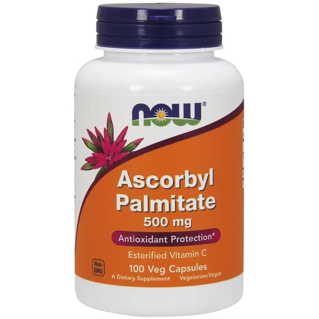 Now Foods suplement diety Palmitynian Askorbylu, 500 mg, 100 kaps./1 opak.