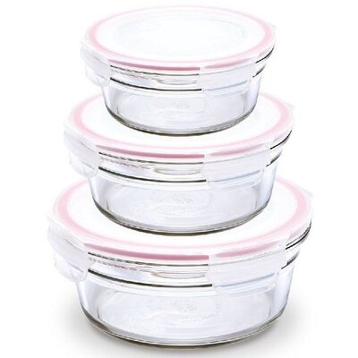 Zestaw pojemników na żywność GLASSLOCK GL-531 (3 szt.)