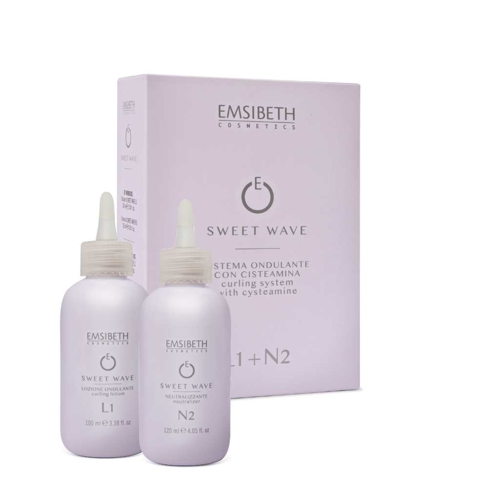 Emsibeth Sweet Wave zestaw do trwałych loków i fal, 2x100 ml