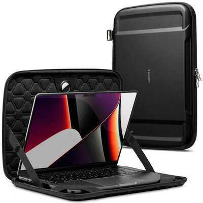 Etui na laptopa SPIGEN Rugged Armor Pouch Pro 13-14 cali Czarny