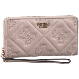 Portfel Guess Marieke Slg Cheque Organizer Light Beige Logo SWQM92 29630 LBO