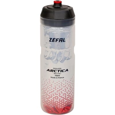 Bidon ZEFAL Arctica 750 ml Srebrno-czerwony