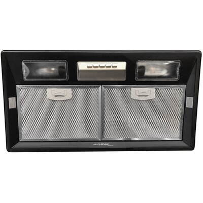 Okap FALMEC Basic Plus 50 Czarny 379m3/h 60dB klasa D Włącznik i wyłącznik oświetlenia