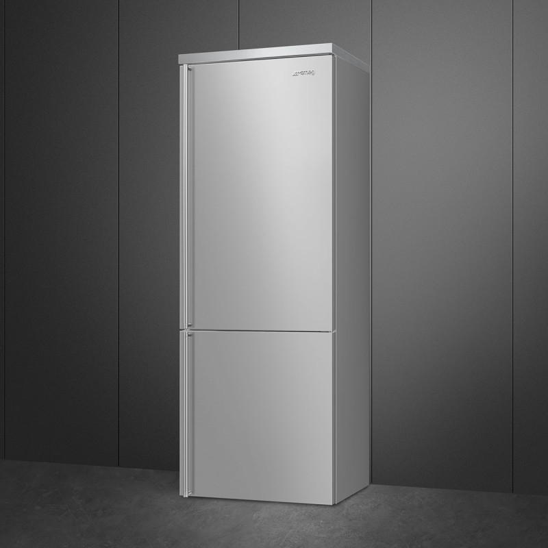 Smeg - Chłodziarko-zamrażarka wolnostojąca FA3905RX5 Classica Stal nierdzewna