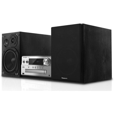 Wieża PANASONIC SC-PMX90EG-S Czarno-Srebrna, Odtw.CD, BT, Hi-Res Audio, DSD, FLAC, WAW, 3-drożny system głośnikowy