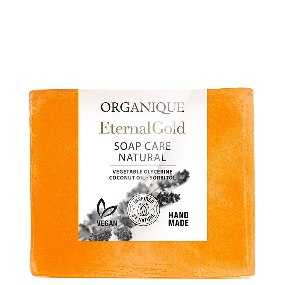 Organique Eternal Gold mydło glicerynowe w kostce, 100 g