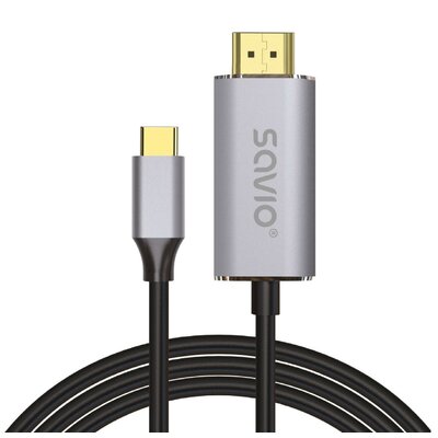 Kabel USB Typ-C - HDMI SAVIO CL-170 1 m