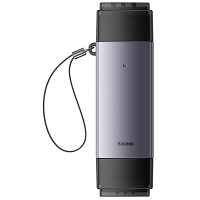 Czytnik kart pamięci BASEUS Lite Series SD/TF USB + USB-C Szary