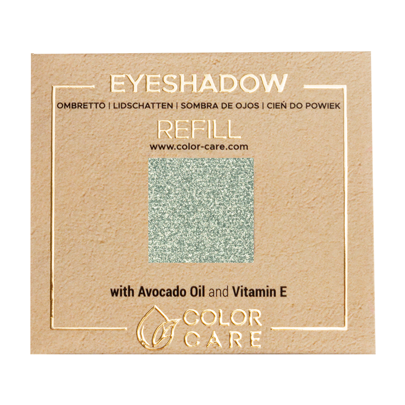 Color Care Pearl - Green perłowy cień do powiek wegański - 024 Green Tea, 2 g