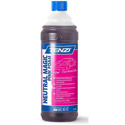 Aktywna piana do mycia samochodów TENZI Neutral Magic Foam Pink 1 l