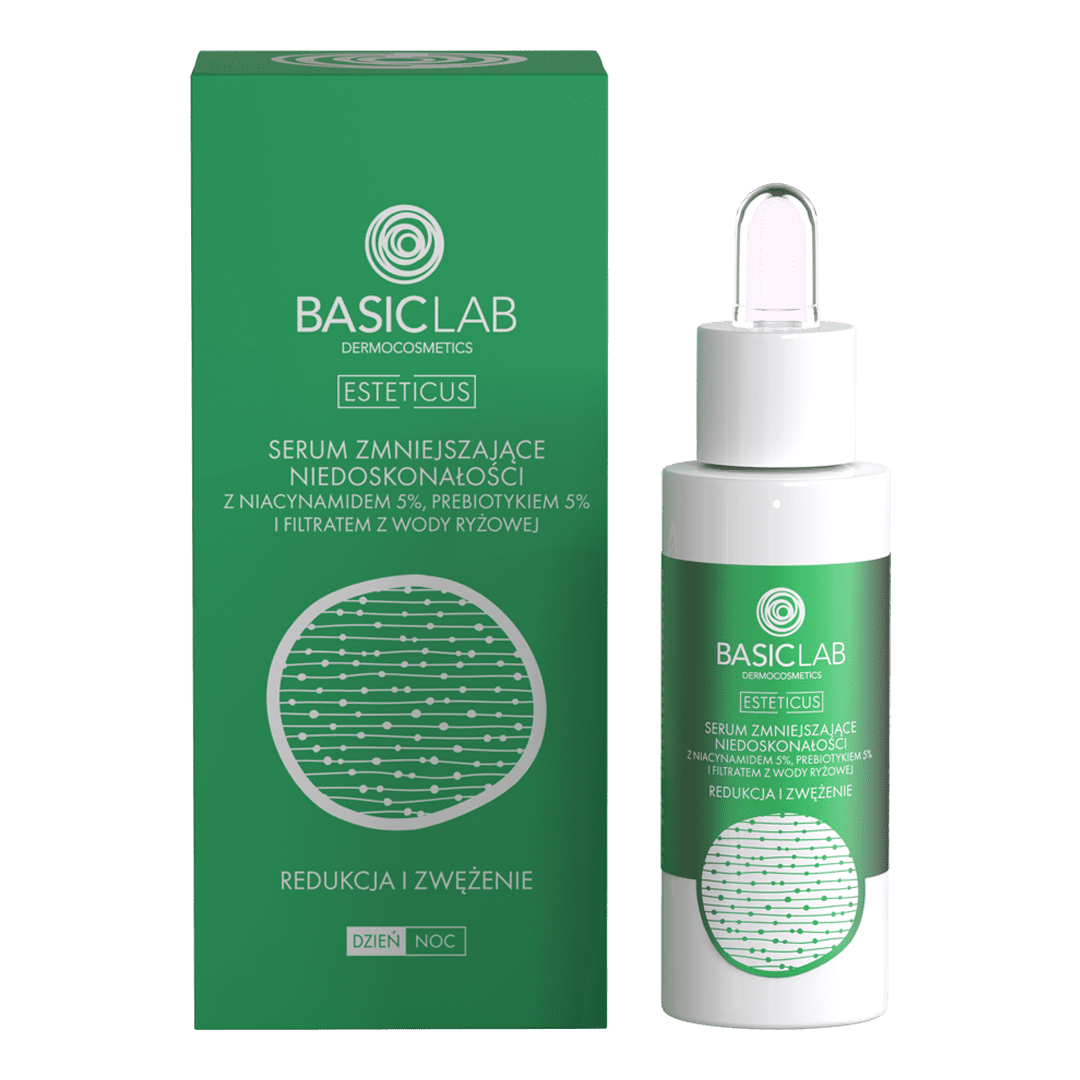 Basiclab Esteticus serum do twarzy niacynamid 5%, 30 ml