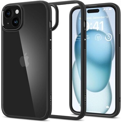 Etui SPIGEN Ultra Hybrid do Apple iPhone 15 Czarny