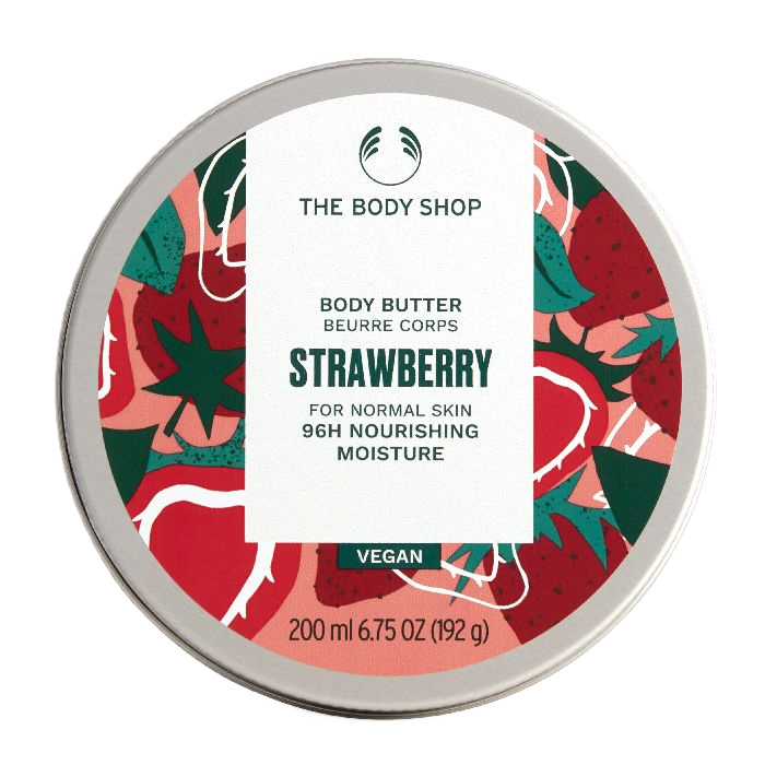 The Body Shop Strawberry wegańskie masło do ciała, 200 ml