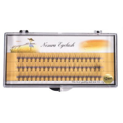 Rzęsy LEOBERT Kępki Premium 12 mm (60 sztuk)