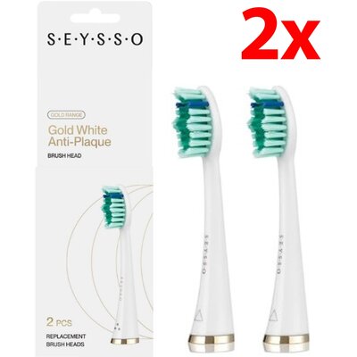 Oryginalna końcówka szczoteczki SEYSSO SE0301W (2 szt.) (Delikatna)