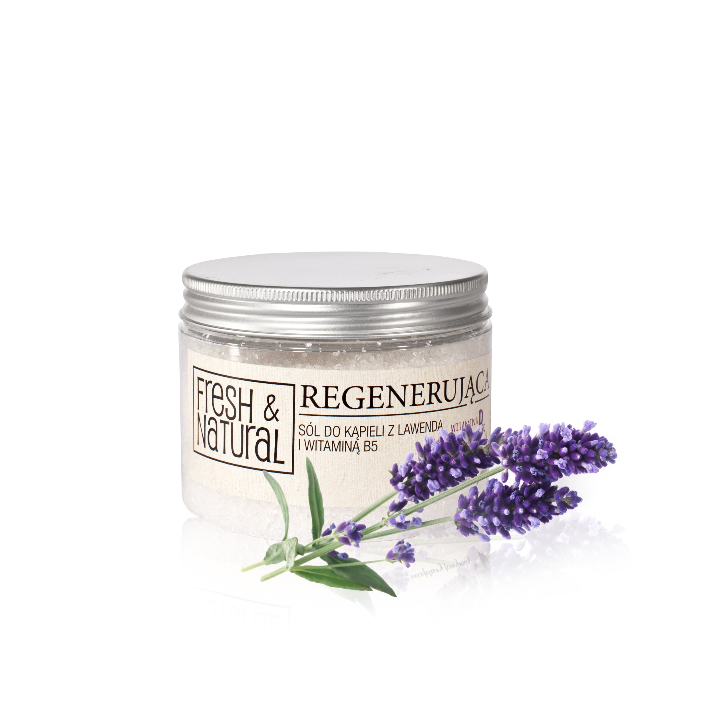 Fresh & Natural sól do kąpieli regenerująca, 500 g