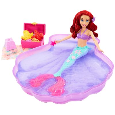 Lalka DISNEY PRINCESS Wodna zabawa Arielki HWB39