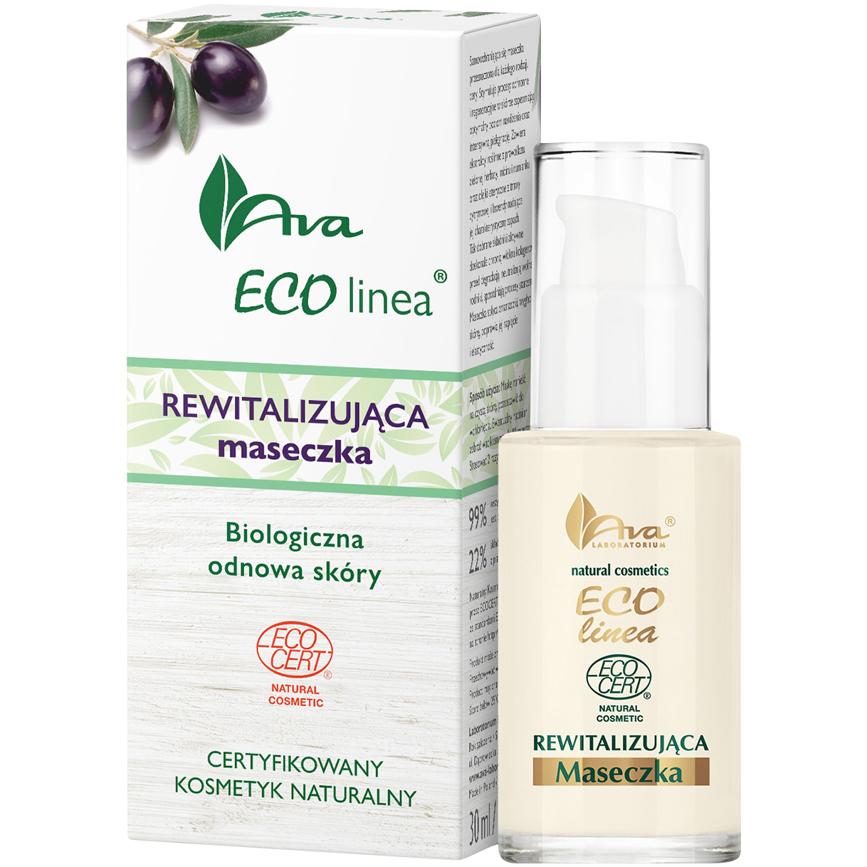 Ava Eco Linea maska do twarzy, 30 ml