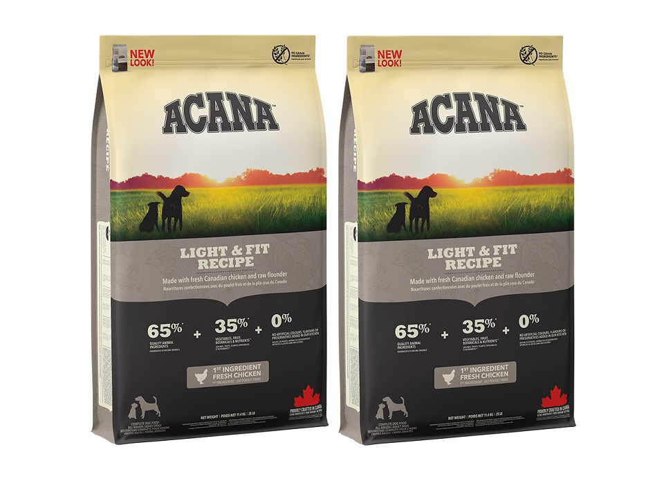 ACANA Light &amp; Fit Dog 4 kg (2 x 2 kg)