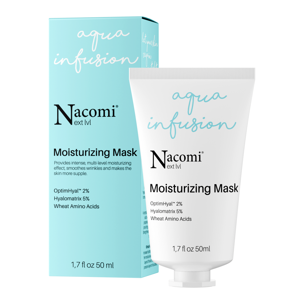Nacomi Next Level nawilżająca maska do twarzy, 50 ml