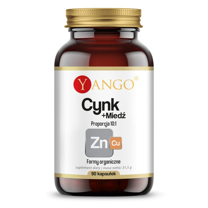 Cynk + Miedź 90 kapsułek (Yango)