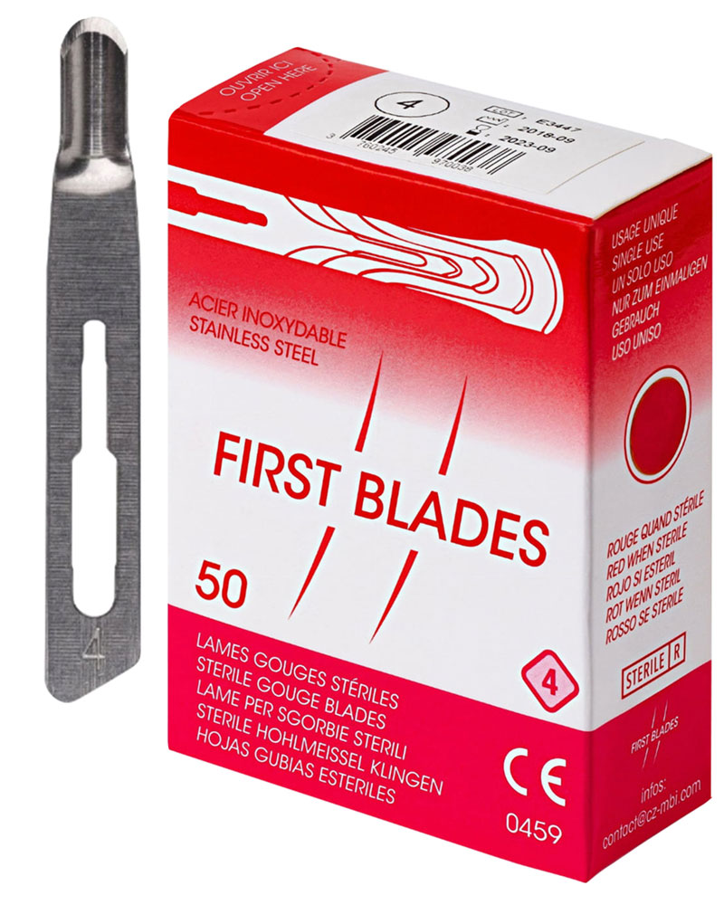 Dłutka First Blades rozmiar 4, 50 szt.