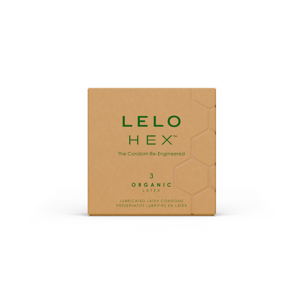 Lelo HEX Organic Condoms 3 pack organiczne prezerwatywy, 3 szt./1 opak.