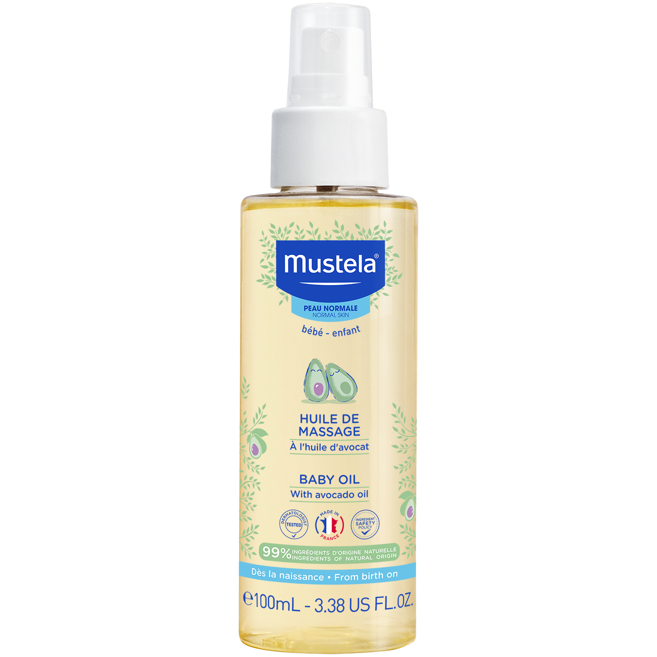 Mustela olejek do masażu, 100 ml