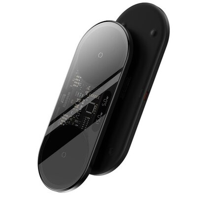 Ładowarka indukcyjna BASEUS LED 2in1 15W Czarny Qi