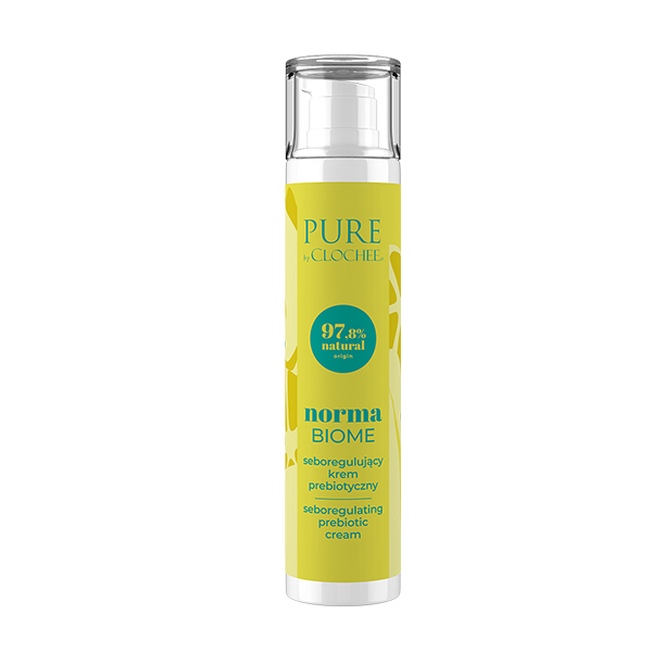 Pure By Clochee Normabiome seboregulujący krem prebiotyczny do twarzy, 50 ml