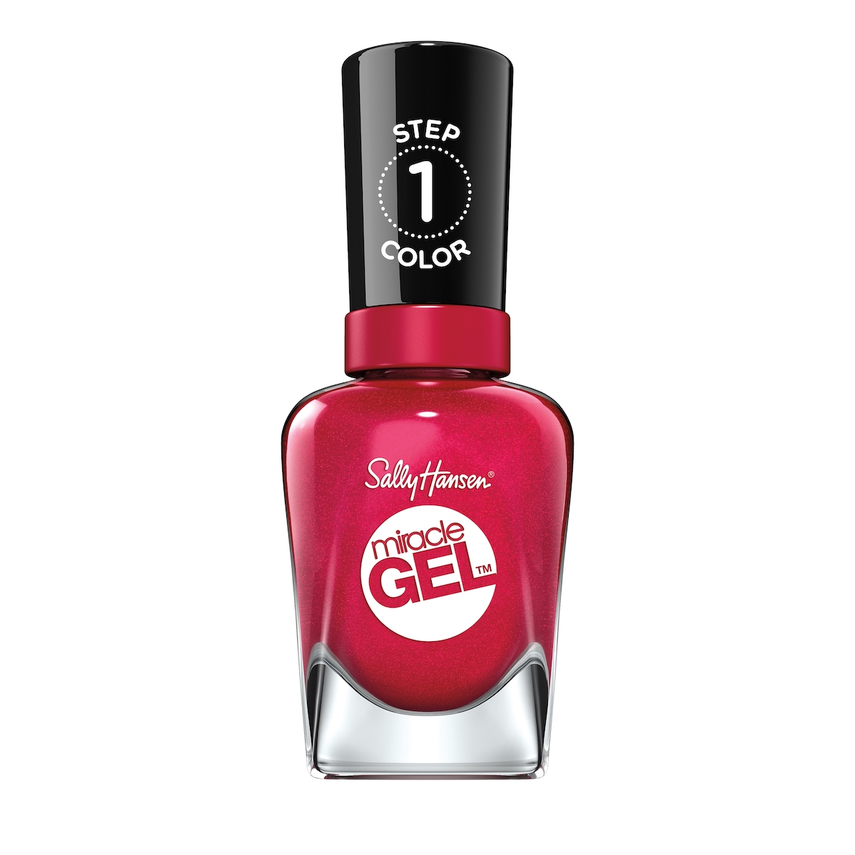 Sally Hansen Miracle Gel żelowy lakier do paznokci 555 bordeaux glow, 15 ml