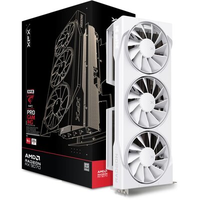 Karta graficzna XFX Swift Radeon RX 9070 OC White Triple Fan Gaming Edition 16GB