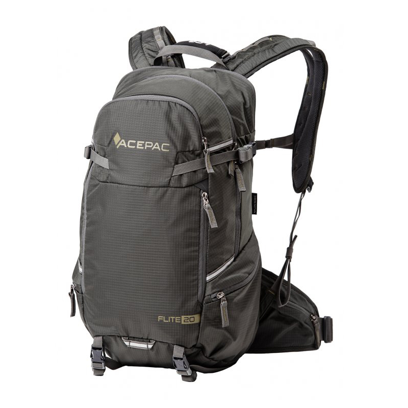 Plecak rowerowy turystyczny Acepac Flite 20 MKIII grey - ONE SIZE