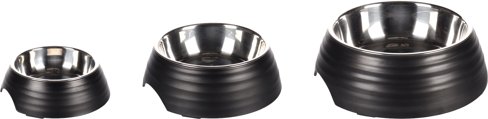 Flamingo Melaminowa miska dla psa Aschau czarna