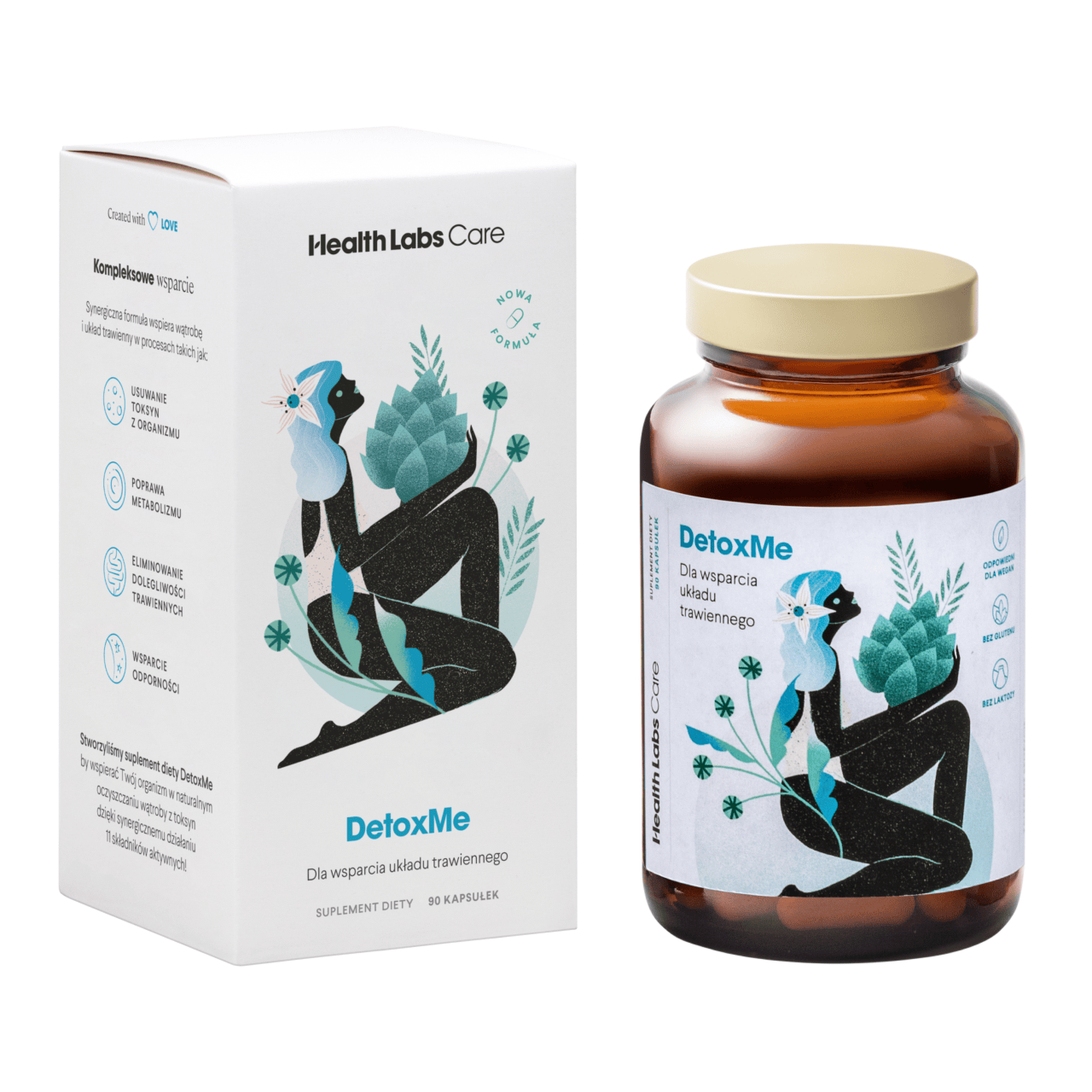 Health Labs Care Basic Care DetoxMe suplement diety, 90 kaps./1 opak.