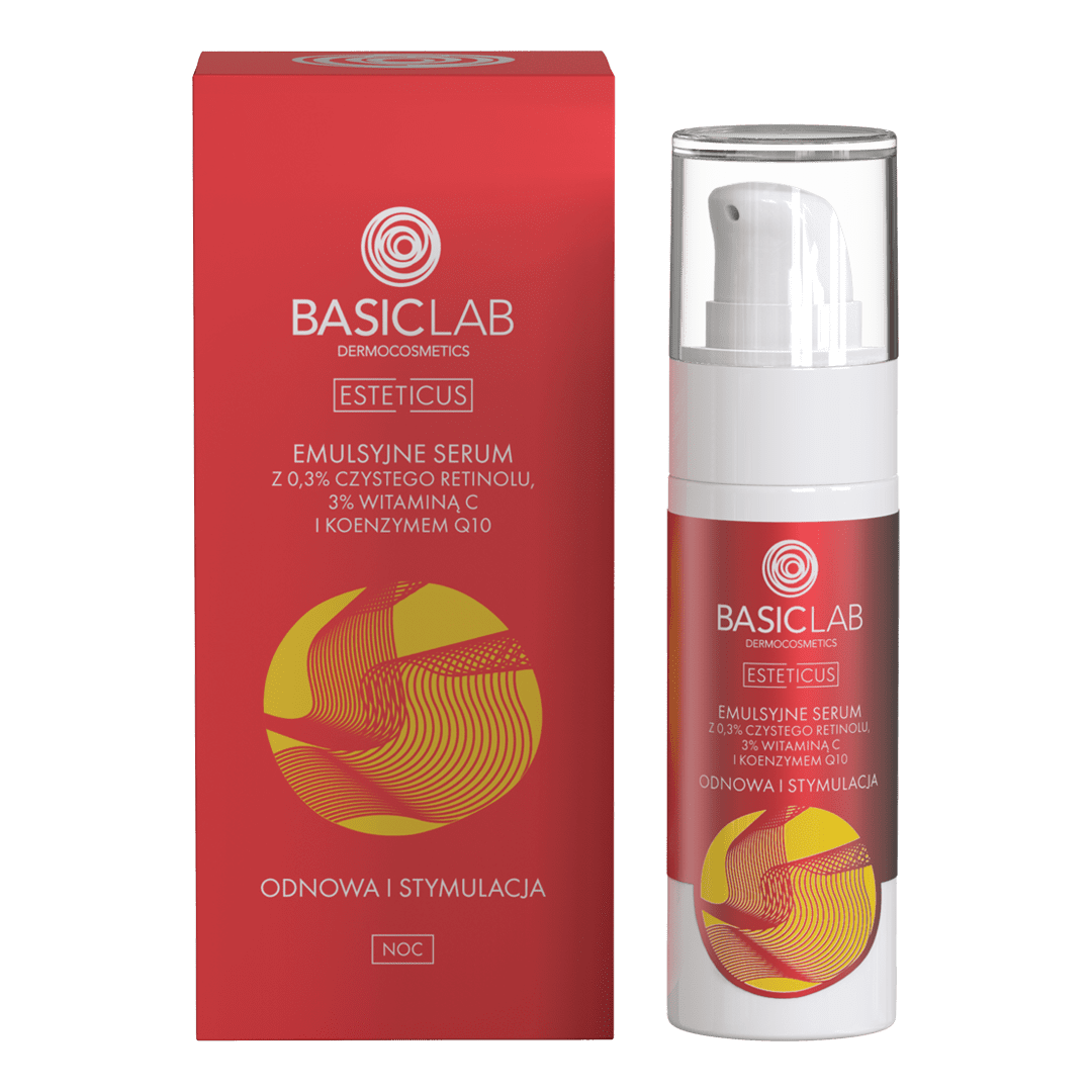 Basiclab Esteticus serum z 0,3% retinolem do twarzy, 30 ml