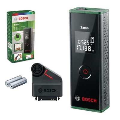 Dalmierz laserowy BOSCH Zamo III 0603672705 + Adapter (edycja limitowana) 20m