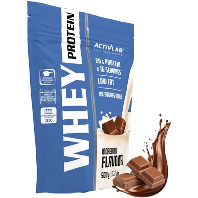 Odżywka białkowa ACTIVLAB Whey Protein WPC 85 Czekoladowy (500 g) Bez cukru