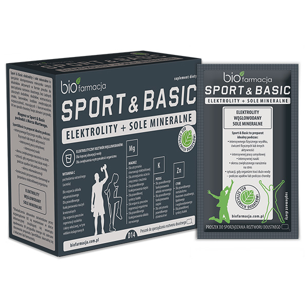 Biofarmacja Sport & Basic  suplement diety, 14 sasz./1 opak.