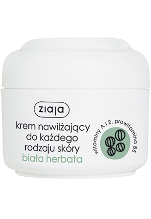 Ziaja biała herbata, krem nawilżający do każdego rodzaju skóry, 50 ml