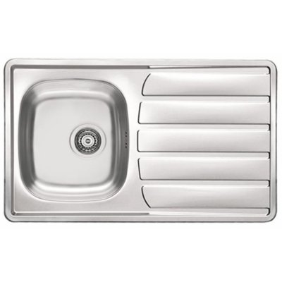 Zlewozmywak jednokomorowy z ociekaczem ALVEUS Zoom 30 1098773K Satyna 50x86