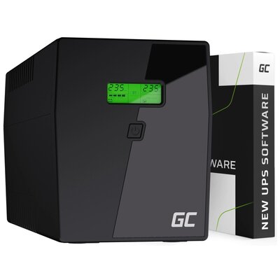 Zasilacz UPS GREENCELL UPS05 2000VA 1200W Power Proof z wyświetlaczem LCD