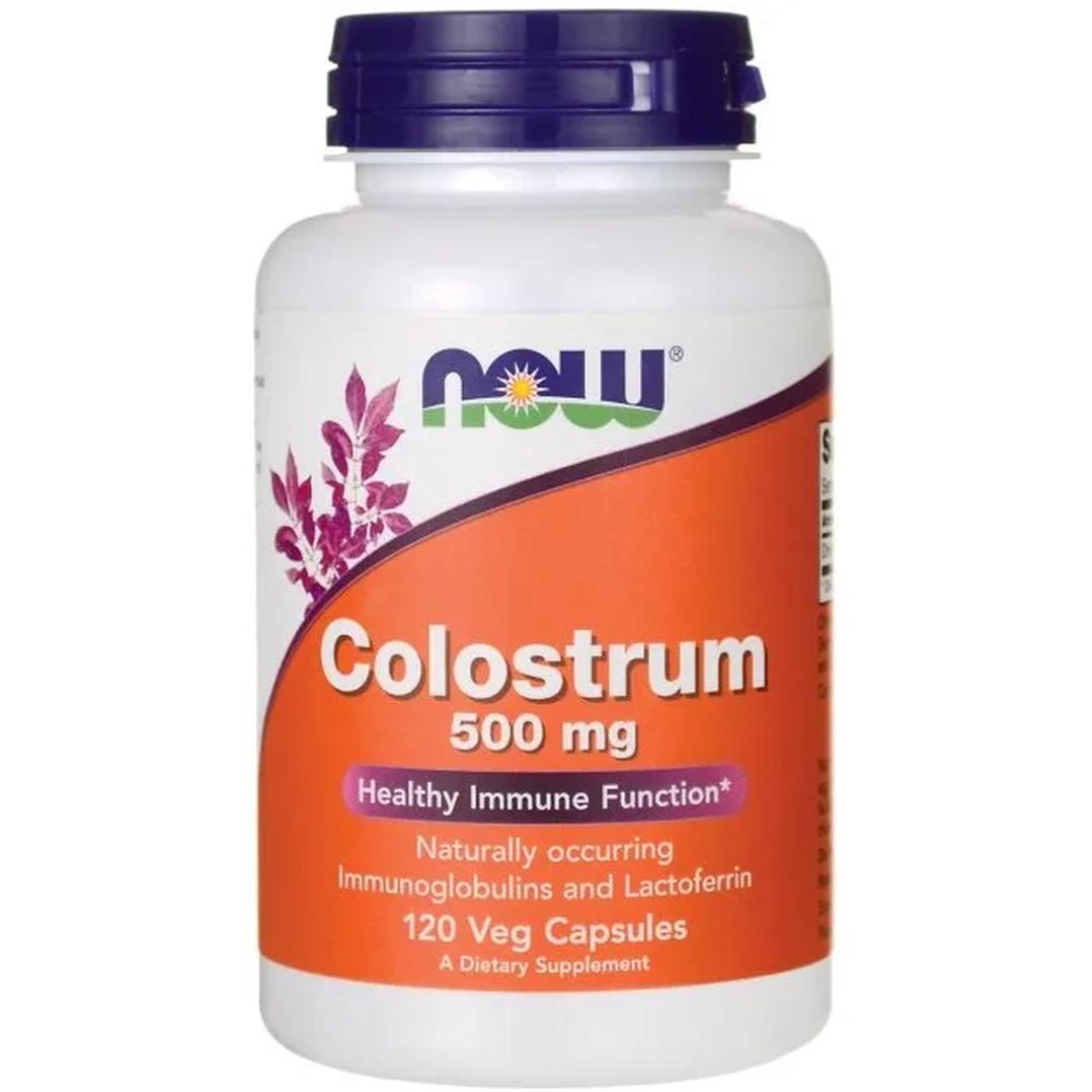 Now Foods suplement diety Colostrum, 500mg, 120 kaps./1 opak.
