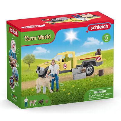 Zestaw figurek Wizyta weterynarza na gospodarstwie SCHLEICH 42503